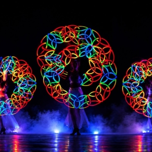 Show luminoso LED con logo aziendale personalizzato