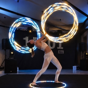 Spettacolo LED per inaugurazione di una concessionaria auto